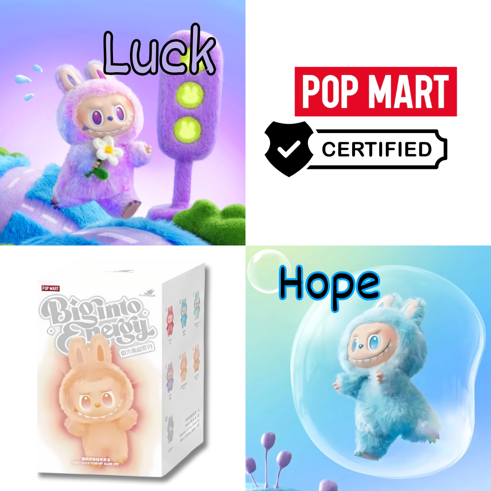 Labubu - Authentique Pop Mart Collection V3 "Big Into Energy "