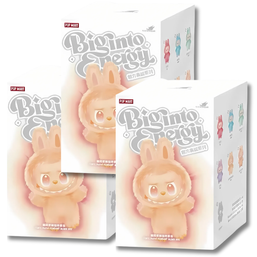 Labubu - Authentique Pop Mart Collection V3 "Big Into Energy "